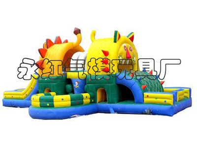 【批發(fā)供應(yīng)大型充氣滑梯 項(xiàng)城永紅氣模玩具 充氣滑梯】價格,廠家,圖片,淘氣堡,張煥菊(個體經(jīng)營)-